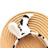 Women Hairbands Festive Cow Horn Birthday Party Photo Booth Props for Girl