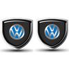 T301/2pcs 3D Metal Car Window Trunk Emblem Decor Sticker Valve Cap For Volkswagen Jetta Golf Beetle GTD GTI MK4 R Auto Accessories