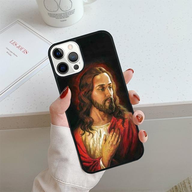 God Jesus Phone Case For iPhone 17 Air 14 15 16 13 12 Cover For Apple iPhone 17 Air 14 15 16 Pro Max 6S Plus Coque