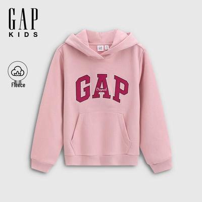 Girls' Logo Fleece Hooded Sweatshirt