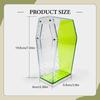 Coffin Shaped Jumping Spider Enclosure Clear Tank Acrylic Reptile Terrarium for Mantis