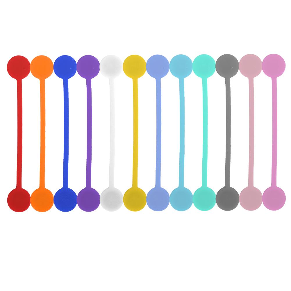 Multipurpose Headset Type Magnet Line Winder Magnetic Clamp Storage Sealing Clip 12 Colors