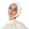 Neuer elastischer Sofort-Hijab-Schlauch Jersey Baumwolle Ready To Wear Unterkappe Tudung Einfach Ohrloch Innen-Hijab für Damen