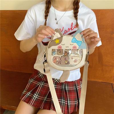 Damen Katze Itabag: Lässige Umhängetasche, vielseitige japanisch inspirierte Mini-Schultertasche für Telefon