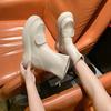 Fashion Lightweight Booties Plain Thick Platform British Style Ankle Boots for Women Designer Luxury Autumn Trend 2025 Woman Short Shoes