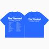 The Weeknd After Hours Til Dawn Tour 2026 Maglietta Moda Hip Hop Manica Corta T-shirt Uomo Donna Estate Casual Magliette in Cotone