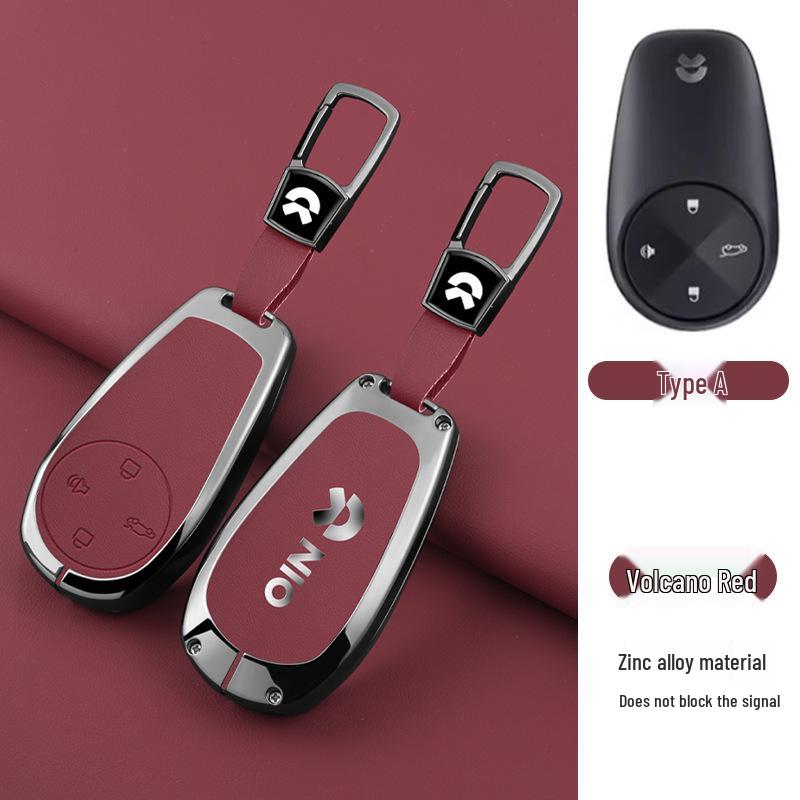 NIO ES6/ES7/ET7/ET5 Creative Metal Keychain for Men & Women - Car Pendant/Bag Charm.