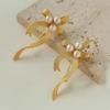 Bow Ribbon Brooch, High-end Women's Luxurious and Elegant, Pearl Brooch, Design Sense, Niche Brooch