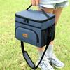 Large-capacity picnic bag, non-food contact, women's insulated lunch bag, reusable portable cooler bag, multifunctional crossbody bag with adjustable