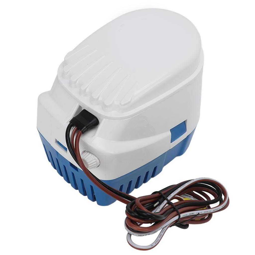 Bilge Submersible Pump Electric Automatic Water Drainage Pump with Reed Sensor System for Boat Power