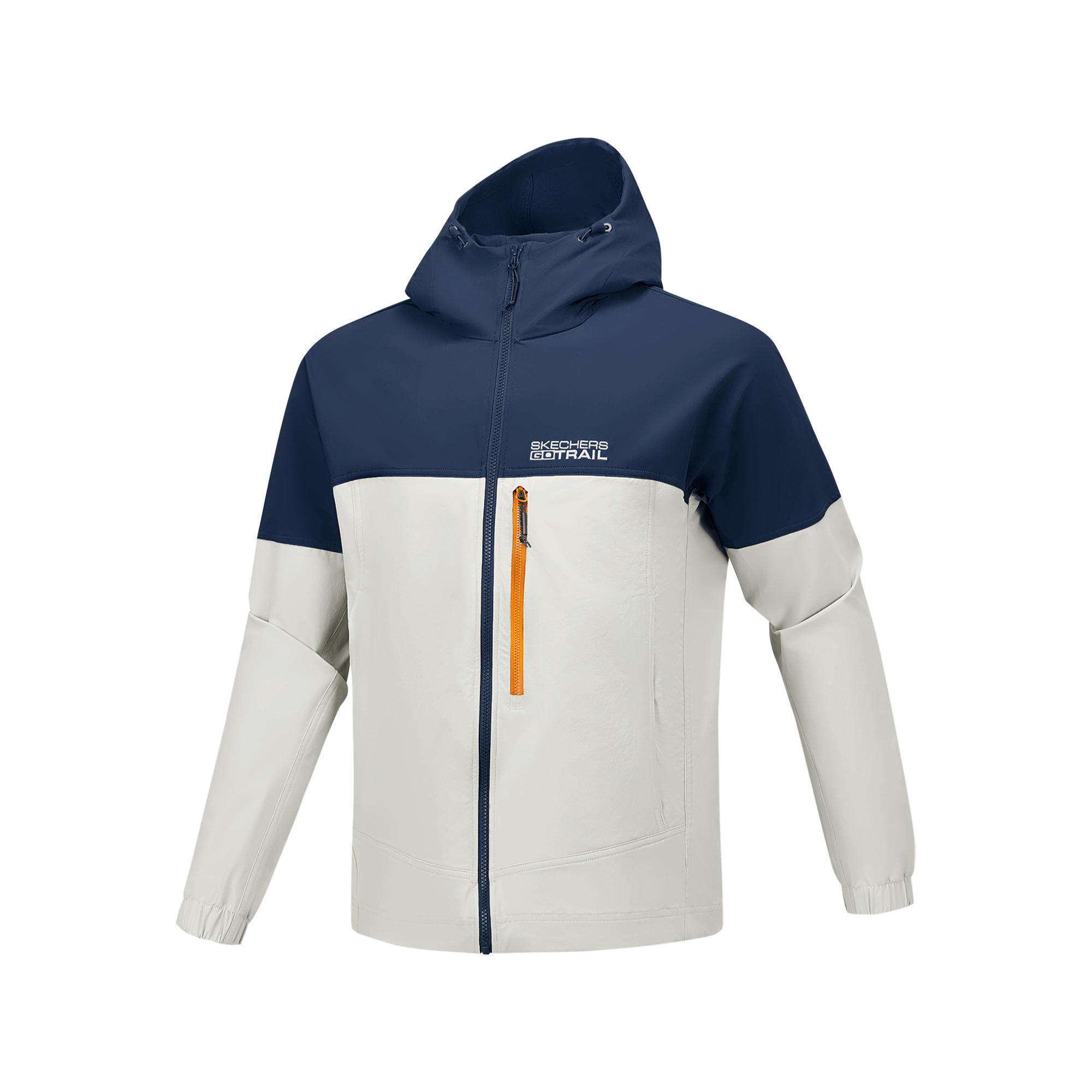 Skechers Outdoor Sports Water-Resistant Hooded Versatile Jacket Unisex Jacket Navy-Blue P225U023-002Z XS