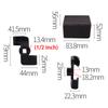 Wrench Extender Wrench Conversion Adapter Driver Hex Key Conversion Adapter Black