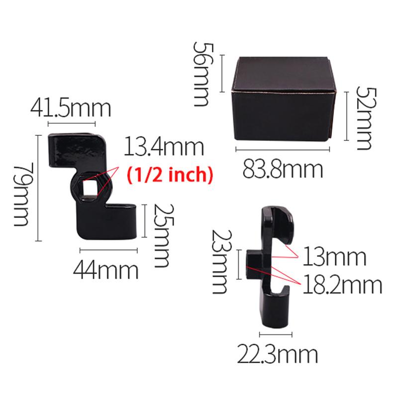 Wrench Extender Wrench Conversion Adapter Driver Hex Key Conversion Adapter Black