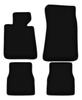 Velourmattor BASIC svarta till: BMW 3 E30 Coupé (1982-1994)