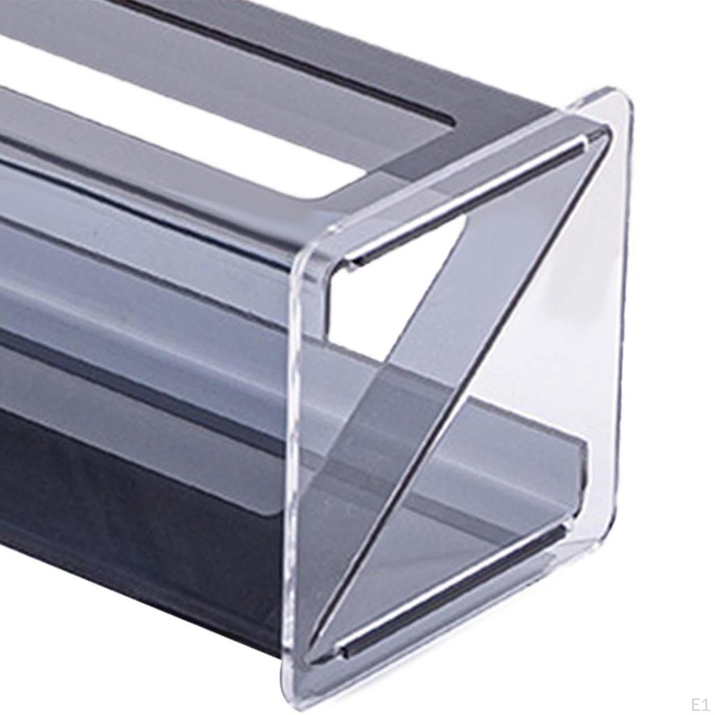 Remote Control Holder Desk Storage Box Acrylic Desktop Organizer,TV Rack for Home Tabletop