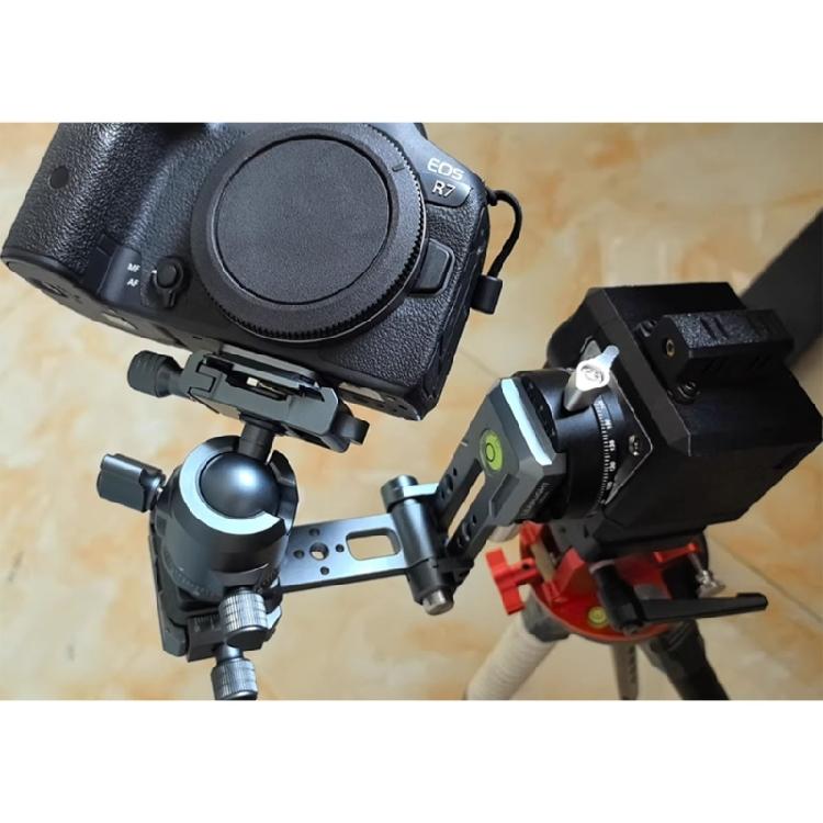 360 Degree Rotating Panoramic Clamp For Camera Tripod Quick Release Clamp Holder Tripod Mount Plate Adapter