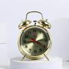 Alarm Clock Vintage Mechanical Manual Table Clock Tabletop Bedroom Decoration Watch Metal Bedside Clock Chicken Pecking Rice