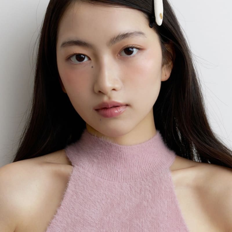 FANTASTIC PLANET oval velvet hair pin (4colors)