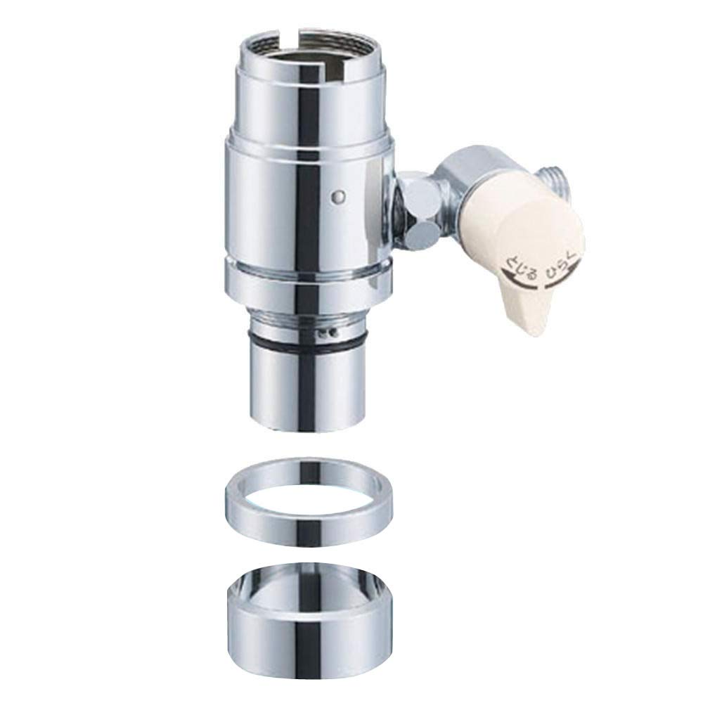SANEI Single Mixer Tap Branch Adapter for INAX, Hot and Cold Water Branch, Rotating Branch Outlet, B98-2B
