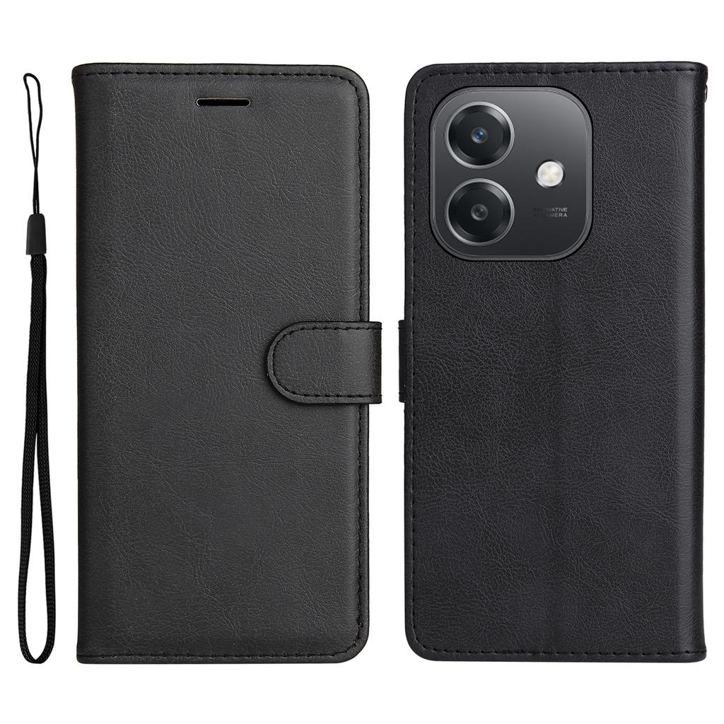 For Oppo A5x 5G/A3x 4G/5G (India)/A3 4G/5G/A60 5G/A40 4G/A40M 4G Case Leather Mobile Cover Wallet Stand with Strap