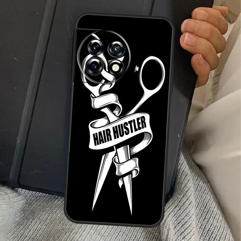 Barber Shop Hair Stylist Tools Case For OnePlus 13T 10T 8T 10R 12R 13R 15 13 12 11 10 9 Nord CE 5 2 3 4 Lite N20 N30 Cover