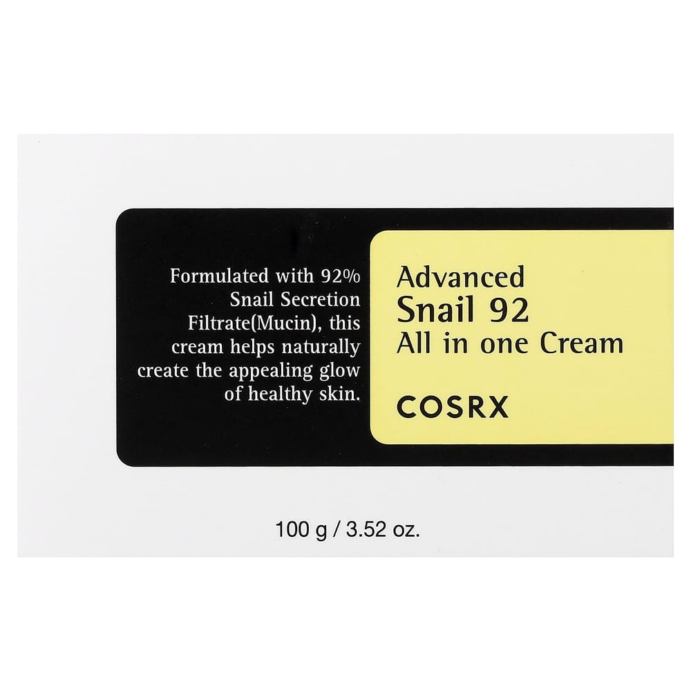 Cosrx Advanced Snail 92 All-in-One Cream 100ml