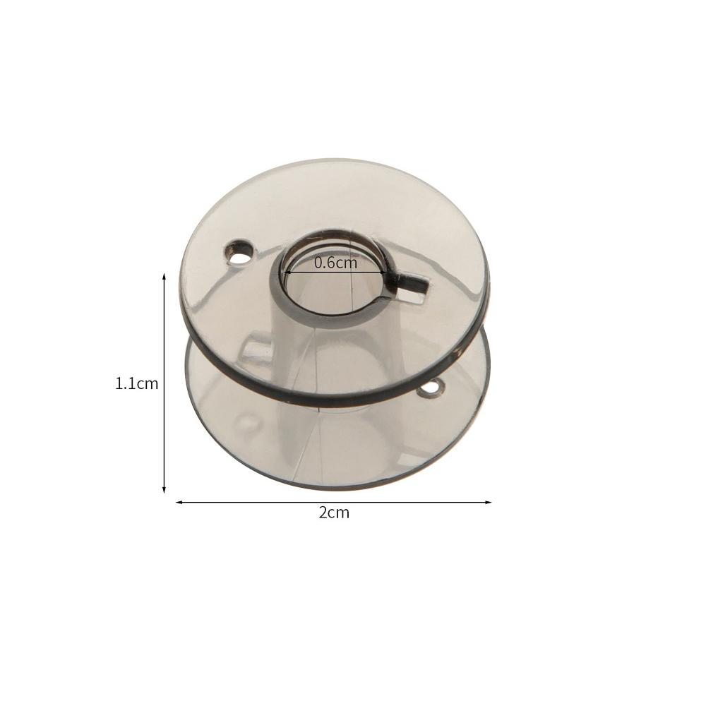 

10/20Pcs Home Transparent Multi Color Sewing Machine Bobbins Spools Empty Bobbins Spools DIY Embroidery Sewing Accessories 10 чёрный