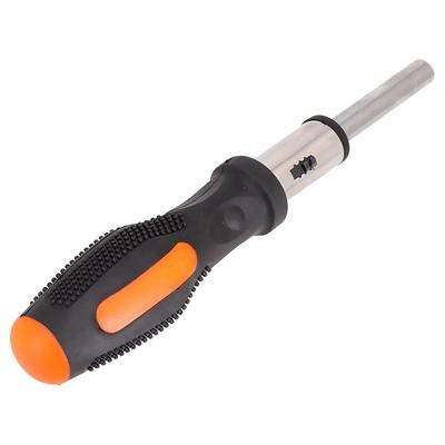 Kademeli Tornavida Sapı 1/4 inç 6,3 mm Çok Fonksiyonlu Hızlı Seri Uç Kovanı Tornavida Ucu Düz Saplı Stil