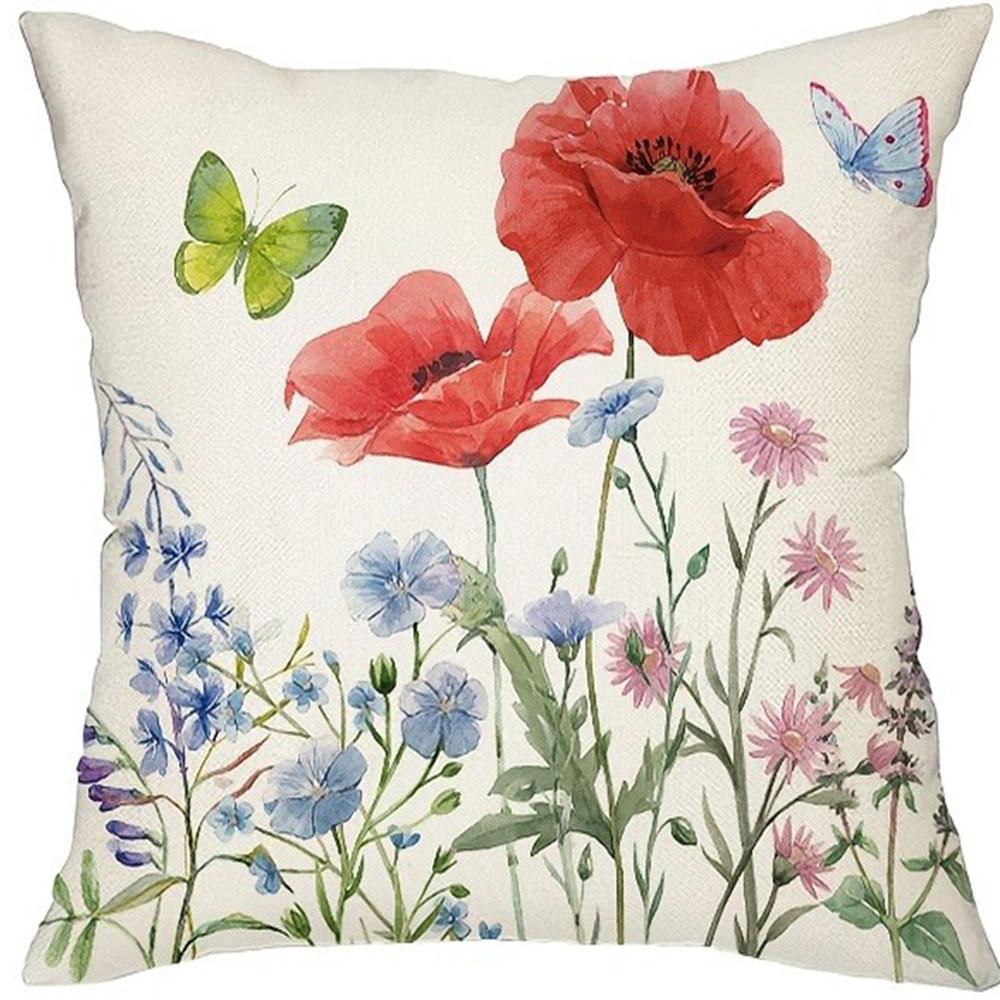 Spring Dreams On Pillowcases Cover Bedroom Sofa Decoration Polyester Cushion Cover with Zipper