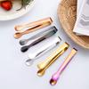 Thickened Ice Tongs Stainless Steel Ice Clip Easy Clean Ice Clamp Tool  for Bar Buffet Coffee Bar