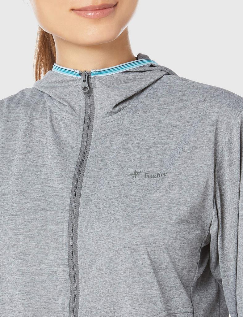 Foxfire SC Size M Insect UV Size M Hoodie, Women's, Gray, (8215197), Repellent, Quick-Drying, Protection, Sweat-Wicking, Quick-Drying,