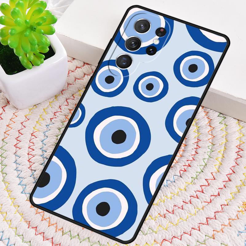Blue Evil Eye Phone Case for Samsung Galaxy Note 10 Pro S26 Ultra S23 S24 FE S25 S21 S22 PLUS Shockproof Cove