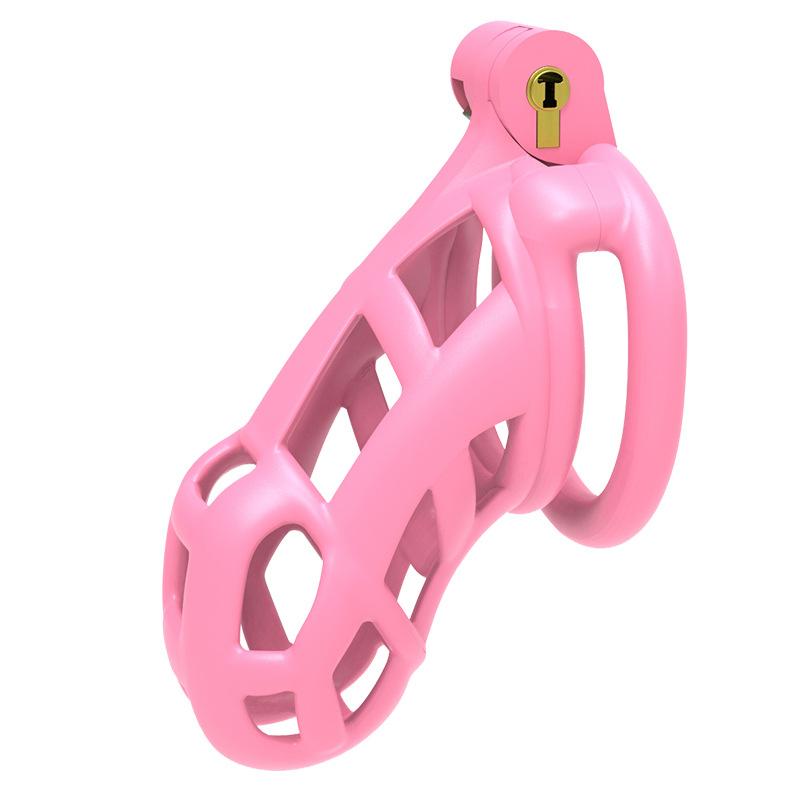 A and B Generations of Snake pink Breathable Chastity Lock for Men to Prevent Detachment Adult Erotic Toy