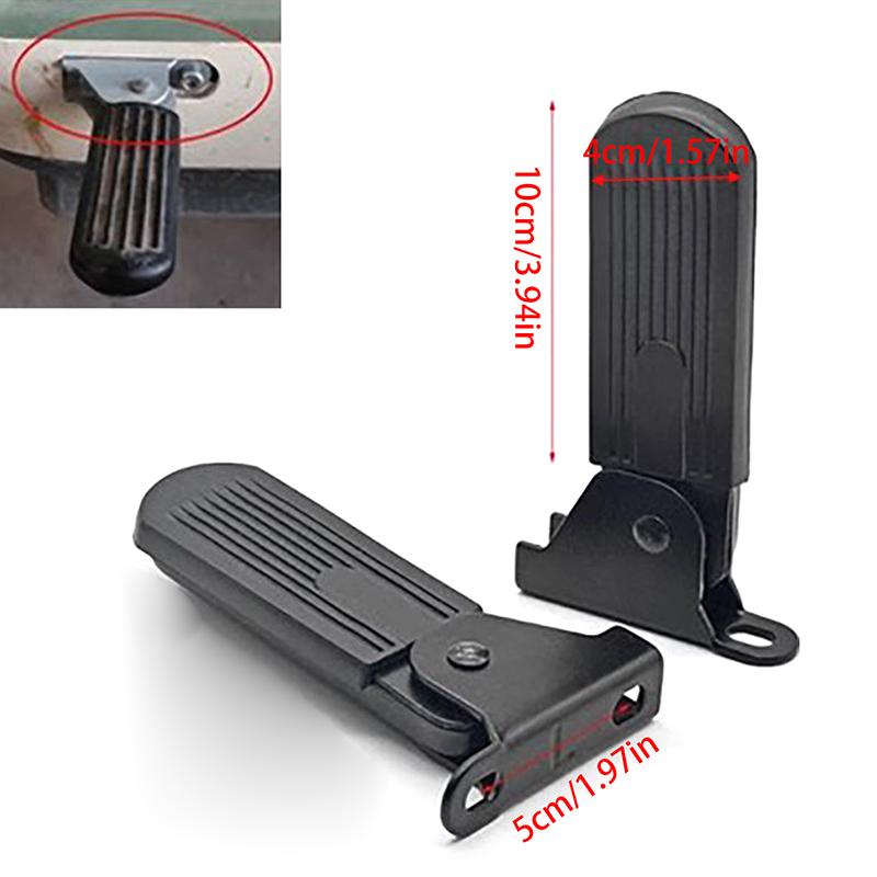1 Pair Helpful Stable Seats Treadle Anti-Rust Universal Bike Rear Pedals Plastic Convenient Bicycle Rear Seat Pedal Folding Bike