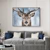 Wall Art Winter Snow Forest Train Deer Squirrel Pine Cone Canvas Painting Posters and Prints for Living Room Home Decor