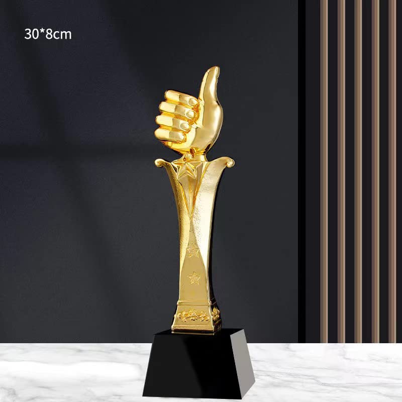 Like" Mark Award Trophy Celebration Winner Prize Item Prize Sports Event Tournament Party Prop Trophy Luxury Winner Cup