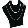 Necklace Bust Jewelry Pendant Chain Display Holder Neck Velvet Stand Easel
