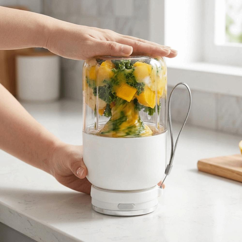 Wireless Design Portable Electric Juicer Cup USB Rechargeable Blender Outdoor Activities