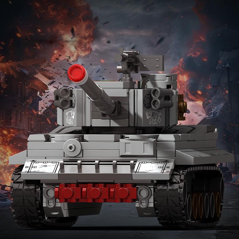 SEMBO BLOCK Tank Series Fight Tank Assemblage Creating Cubes Custom Creation Military Vehicle Soldiers Model Bricks Designed For Boys Birthday