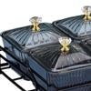 Divided Serving Dishes Appetizer Tray Caddy Platter Desserts Plate Dried Fruit