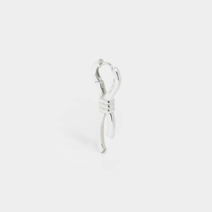 knot hoop earrings