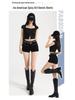 Korean-Style Sexy High-Waisted Rivet Denim Hot Pants - Plus Size, Hip-Hugging Summer Shorts for Women 2025