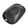 Heat Resistance Steaming Cap Food Processor Replacement Lid, Black Polypropylene Steaming Cover with Rounded Rectangular Profile for TM7