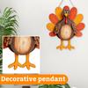 Wooden Door Hanger Thanksgiving Decor Turkey for Home Outdoor Entryway