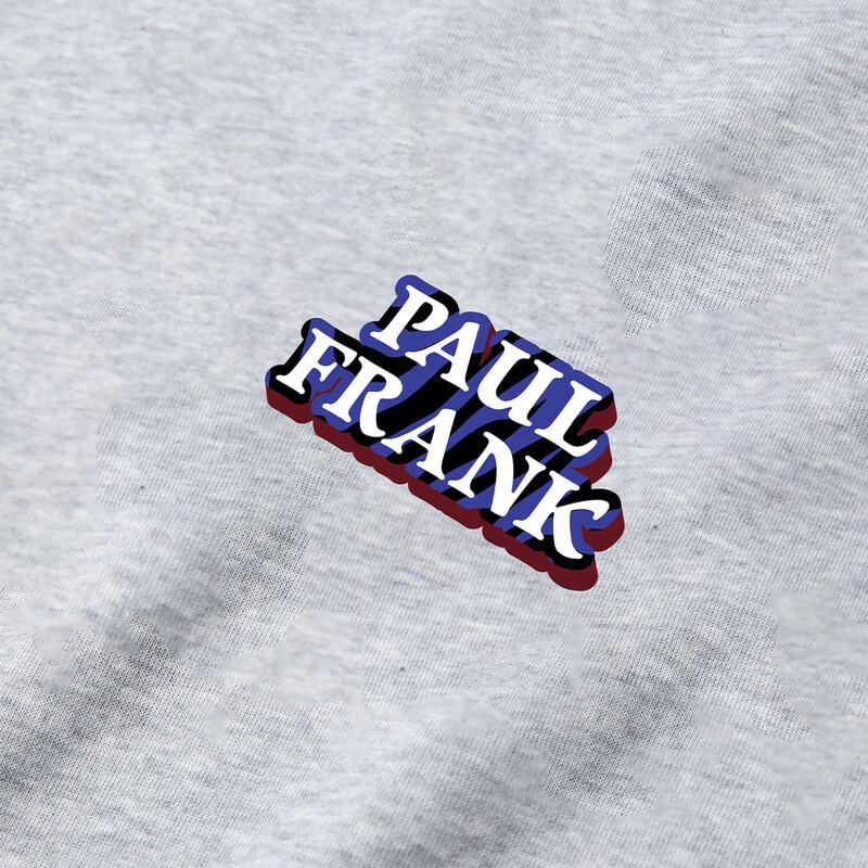 Paul Frank Men's Color Block Raglan Crewneck Sweatshirt