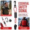 2 Pcs With Lanyard Boat Whistle Loud Blast Emergency Whistle Durable Survival Whistle  Camping