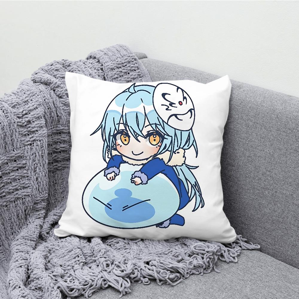 Cute Rimuru Tempest Pillow Case Soft Cushion Cases for Farmhouse Sofa Decor Home Decorations and Protector Pillow Case