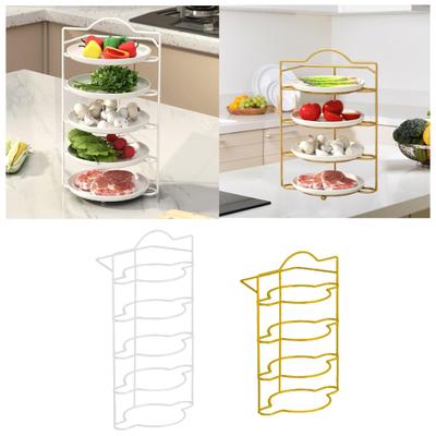 Kitchen Counter Shelf, Dish Rack, Organizer Shelf, Metal Kitchen Shelf, Buffet