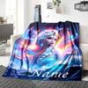 Custom Name Fantasy Portrait Name Party Blanket For Couch Bed Plush Cozy Fuzzy Blanket Super Soft Warm Blankets For Fall And Winter 091659