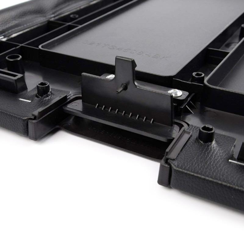 Auto Black Center Console Lid Kit Replacement Fit for Pickup Truck SUV Automobile Replacement